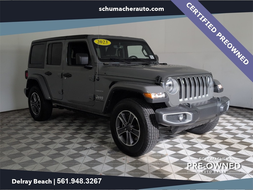 Used 2023 Jeep Wrangler 4-DOOR SAHARA 4X4 SUV