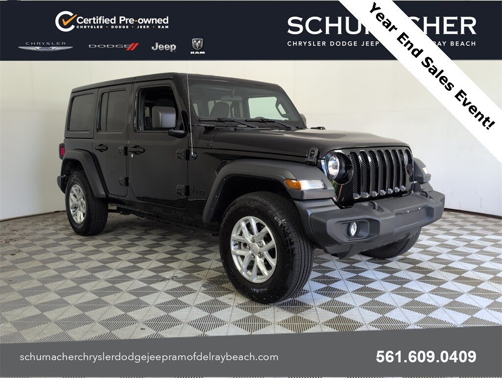 Used 2023 Jeep Wrangler 4-DOOR SPORT 4X4 SUV