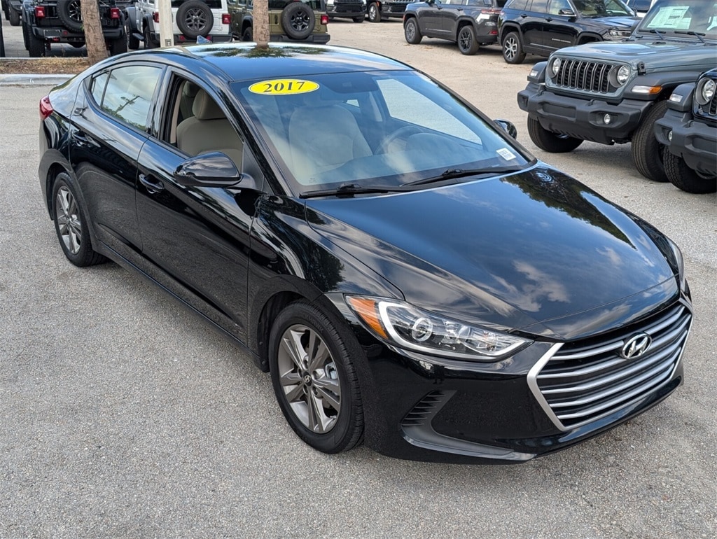 Used 2017 Hyundai Elantra SE with VIN 5NPD84LF3HH026804 for sale in Delray Beach, FL