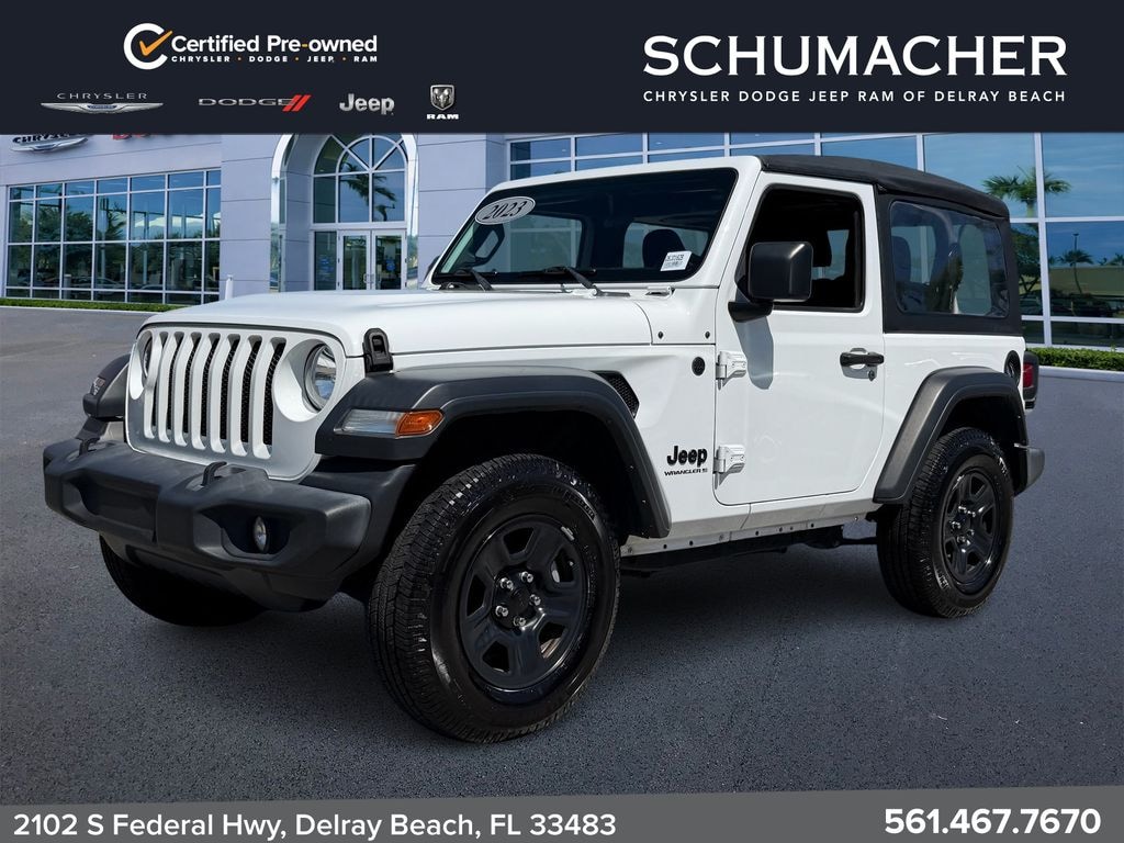 Used 2023 Jeep Wrangler 2-DOOR SPORT 4X4 SUV