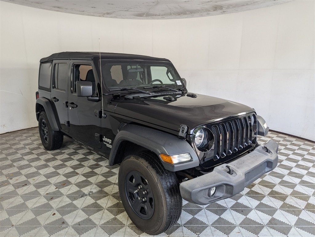 Used 2019 Jeep Wrangler Unlimited Sport with VIN 1C4HJXDG7KW566141 for sale in Delray Beach, FL