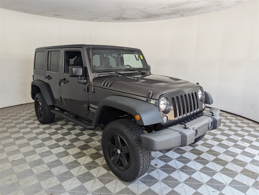 Used 2018 Jeep Wrangler JK Unlimited Sport S with VIN 1C4BJWDG5JL812880 for sale in Delray Beach, FL