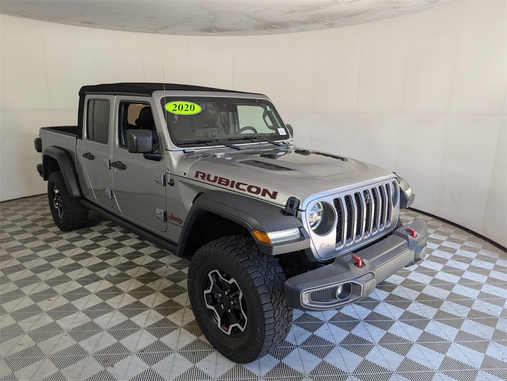 Certified 2020 Jeep Gladiator Rubicon with VIN 1C6JJTBG9LL117129 for sale in Delray Beach, FL