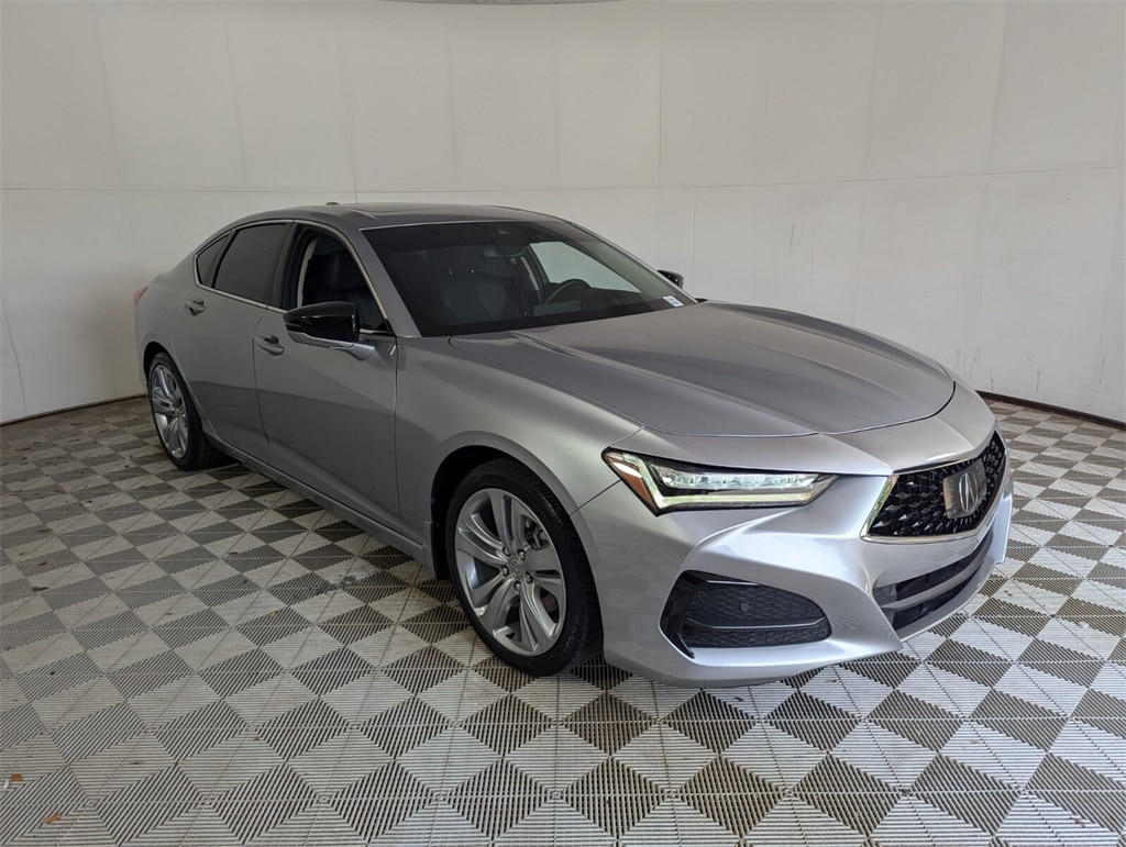 Used 2021 Acura TLX Technology Package with VIN 19UUB5F45MA005019 for sale in Delray Beach, FL