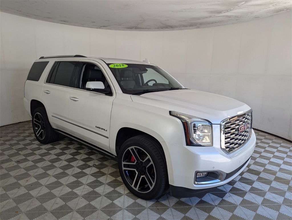 Used 2018 GMC Yukon Denali with VIN 1GKS2CKJ9JR158039 for sale in Delray Beach, FL