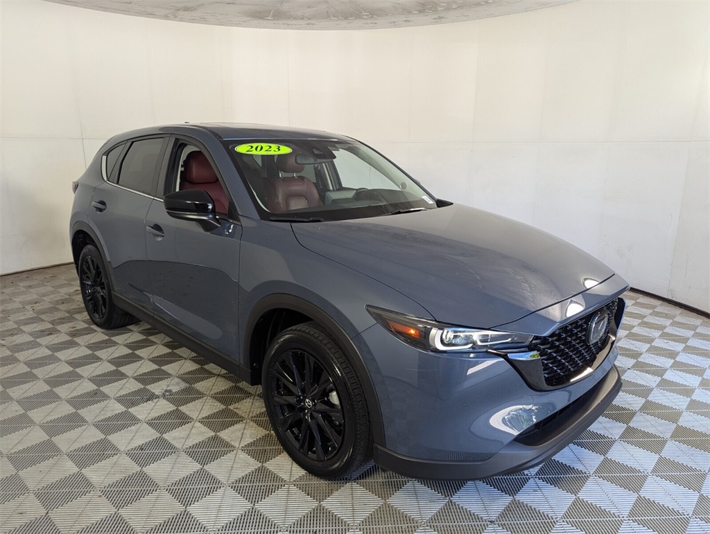 Used 2023 Mazda CX-5 S Carbon Edition with VIN JM3KFBCM1P0216460 for sale in Delray Beach, FL