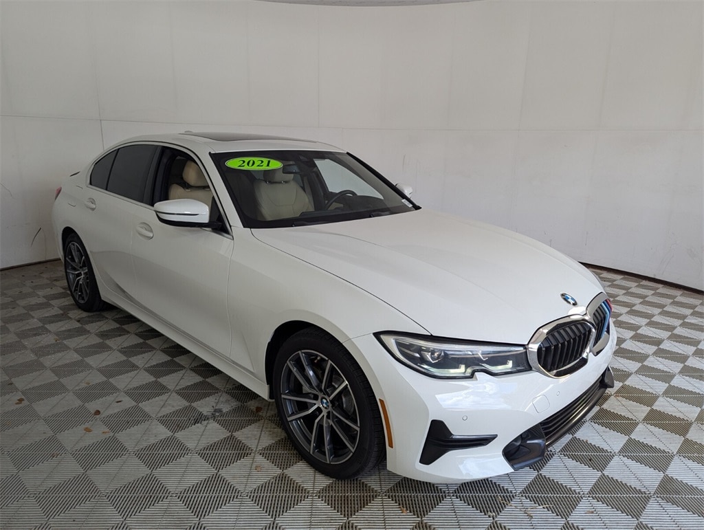 Used 2021 BMW 3 Series 330i with VIN 3MW5R1J05M8B78172 for sale in Delray Beach, FL