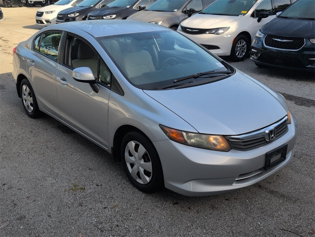 Used 2012 Honda Civic LX with VIN 19XFB2F55CE098599 for sale in Delray Beach, FL