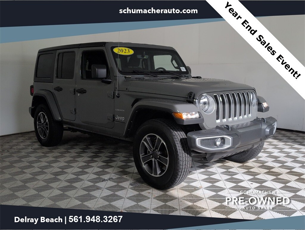 Used 2023 Jeep Wrangler 4-DOOR SAHARA 4X4 SUV