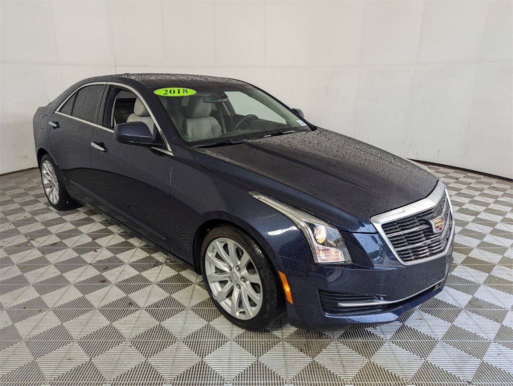 Used 2018 Cadillac ATS Sedan Base with VIN 1G6AA5RXXJ0182549 for sale in Delray Beach, FL