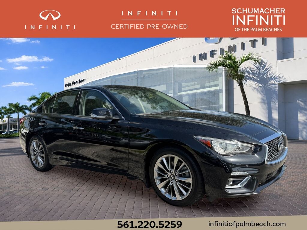 Used 2021 INFINITI Q50 3.0t Luxe Sedan