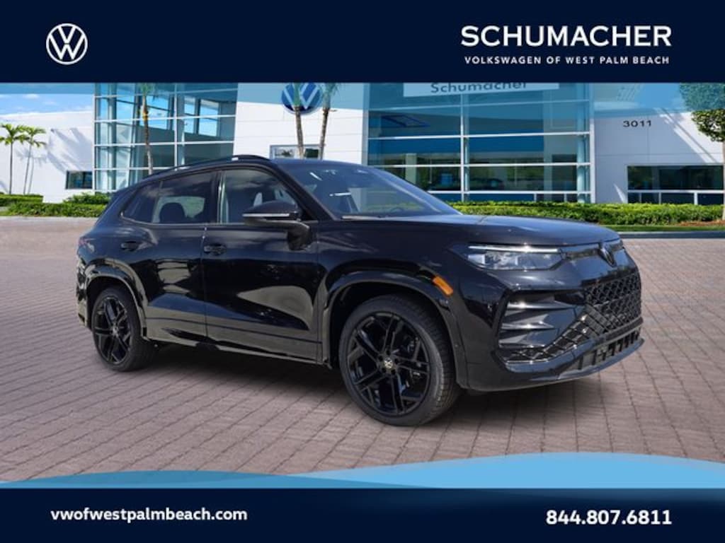 New 2026 Volkswagen Tiguan 2.0T SE R-Line Black SUV