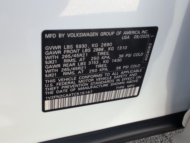 2026 Volkswagen Atlas SEL Premium R-Line - Photo 10