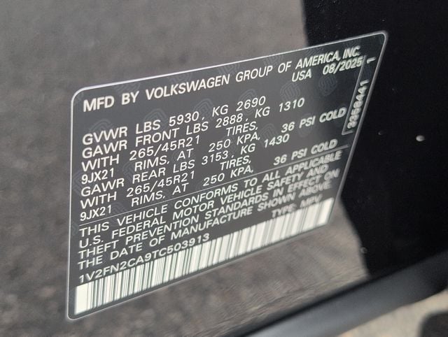 2026 Volkswagen Atlas SEL Premium R-Line - Photo 10
