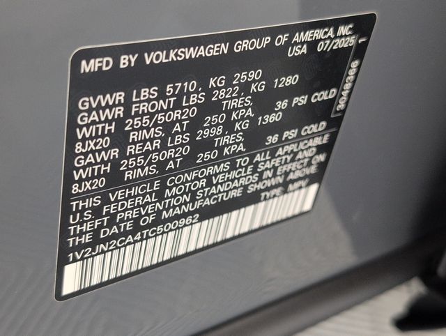 2026 Volkswagen Atlas SE w/Tech - Photo 10