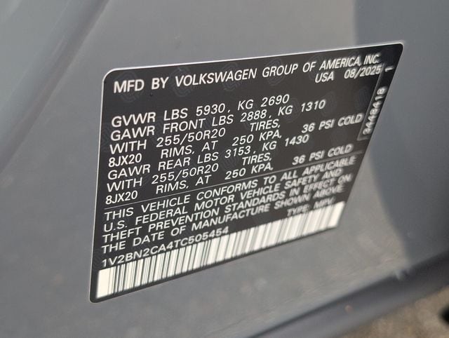2026 Volkswagen Atlas SEL - Photo 10