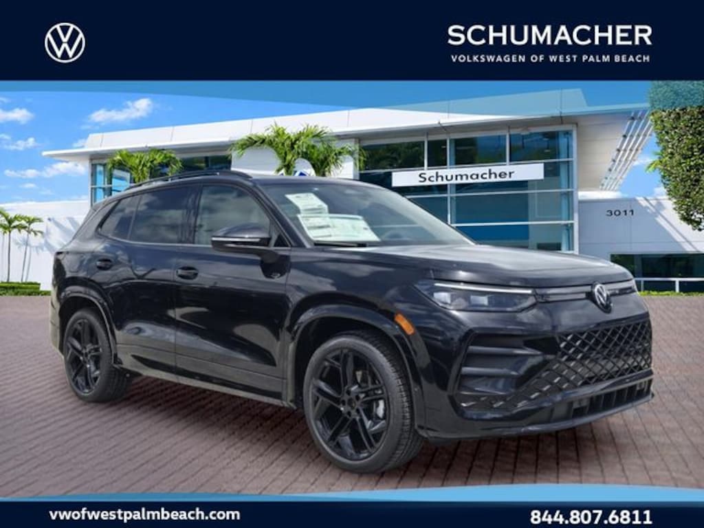 New 2026 Volkswagen Tiguan 2.0T SE R-Line Black SUV