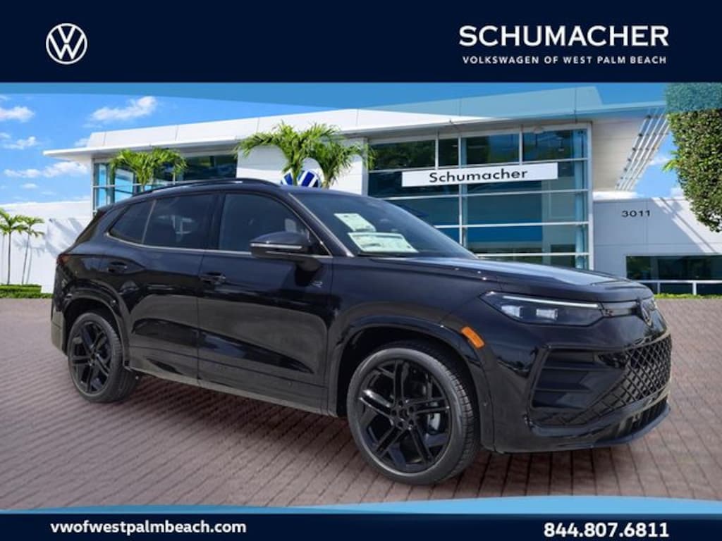 New 2026 Volkswagen Tiguan 2.0T SE R-Line Black SUV