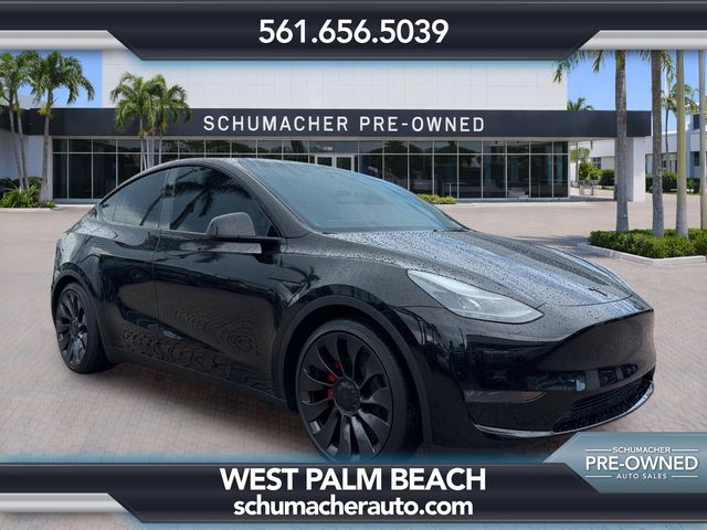 Used 2024 Tesla Model Y Performance with VIN 7SAYGDEF9RA309886 for sale in West Palm Beach, FL