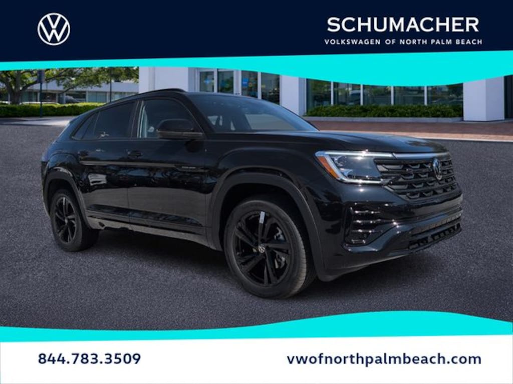 New 2026 Volkswagen Atlas Cross Sport 2.0T SEL R-Line Black SUV