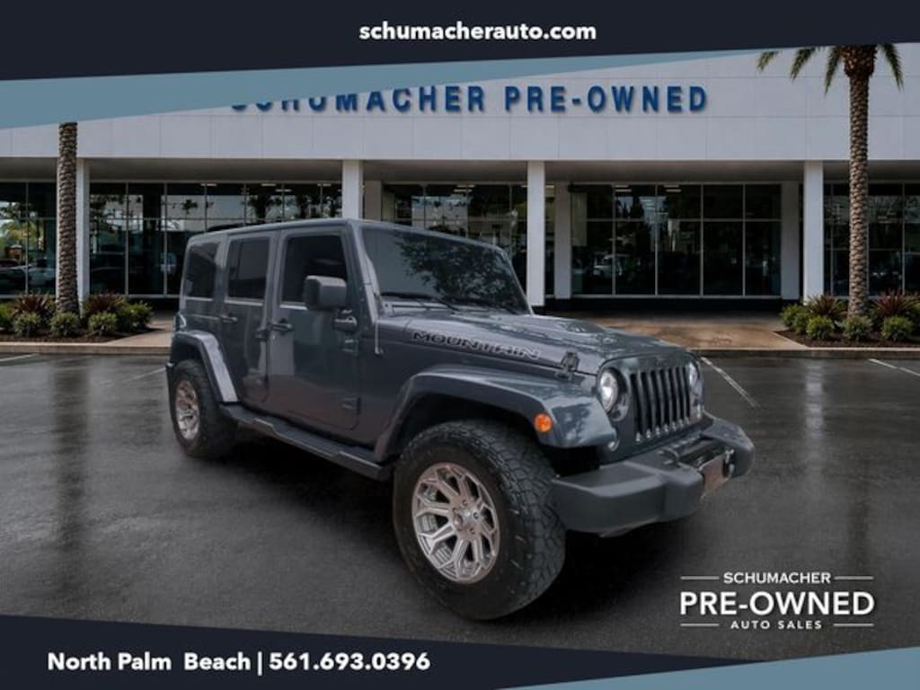 Used 2017 Jeep Wrangler JK Unlimited Sahara 4x4 SUV