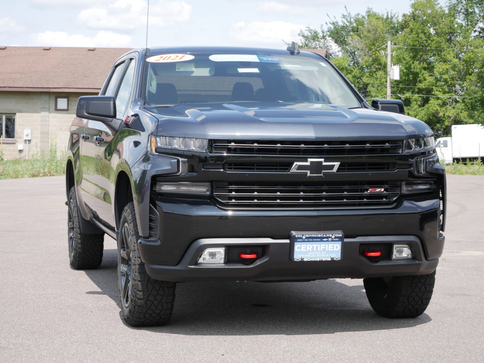 Certified 2021 Chevrolet Silverado 1500 LT Trail Boss with VIN 1GCPYFED6MZ426850 for sale in Cold Spring, Minnesota