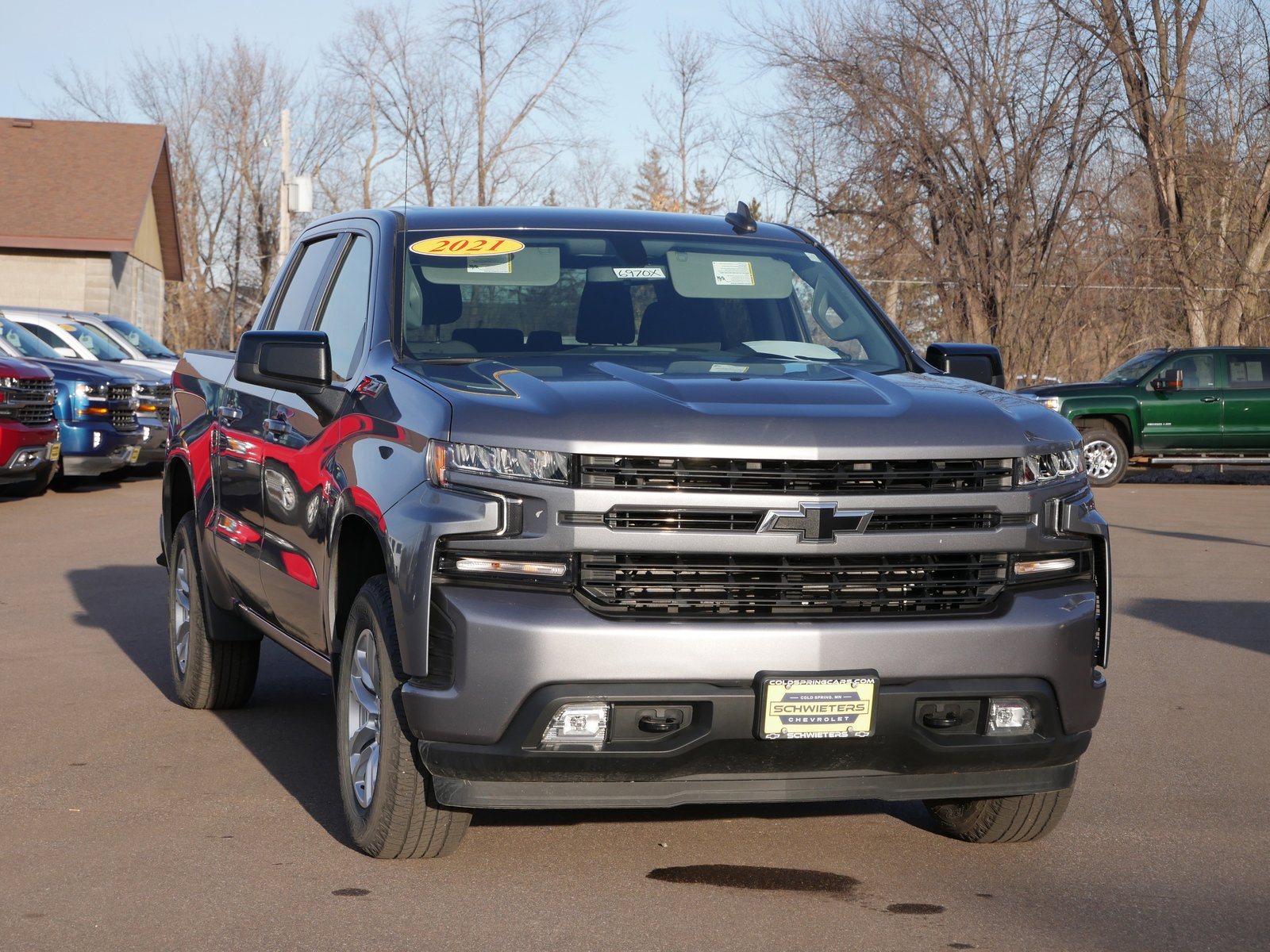 Used 2021 Chevrolet Silverado 1500 RST with VIN 1GCUYEED9MZ371064 for sale in Cold Spring, Minnesota