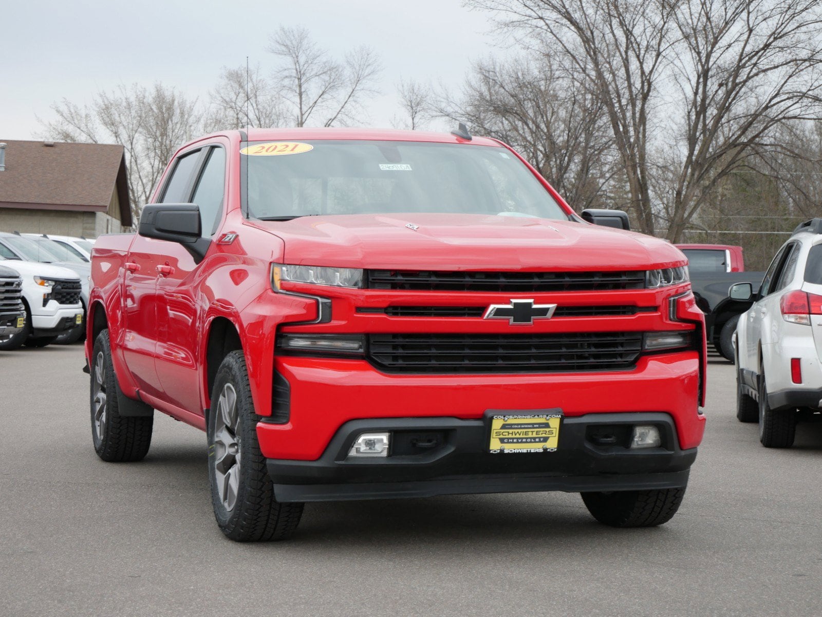 Used 2021 Chevrolet Silverado 1500 RST with VIN 3GCUYEELXMG261292 for sale in Cold Spring, Minnesota