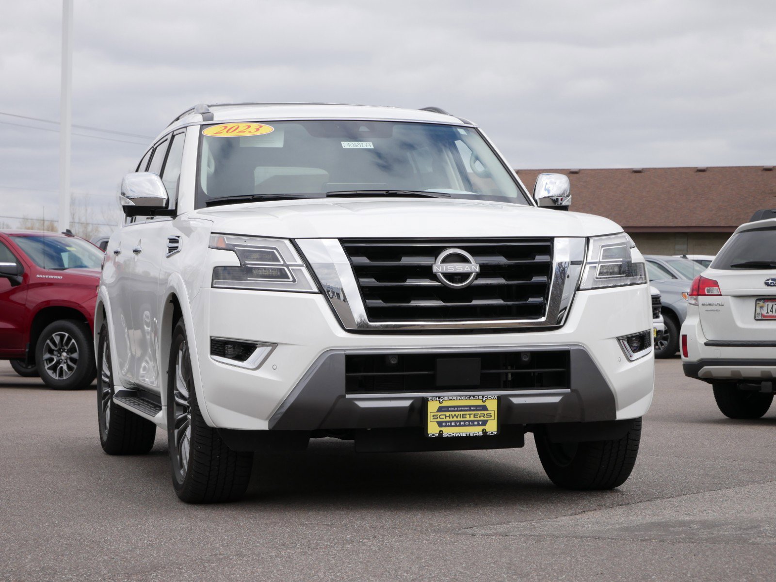 Used 2023 Nissan Armada Platinum with VIN JN8AY2DB3P9834617 for sale in Cold Spring, Minnesota