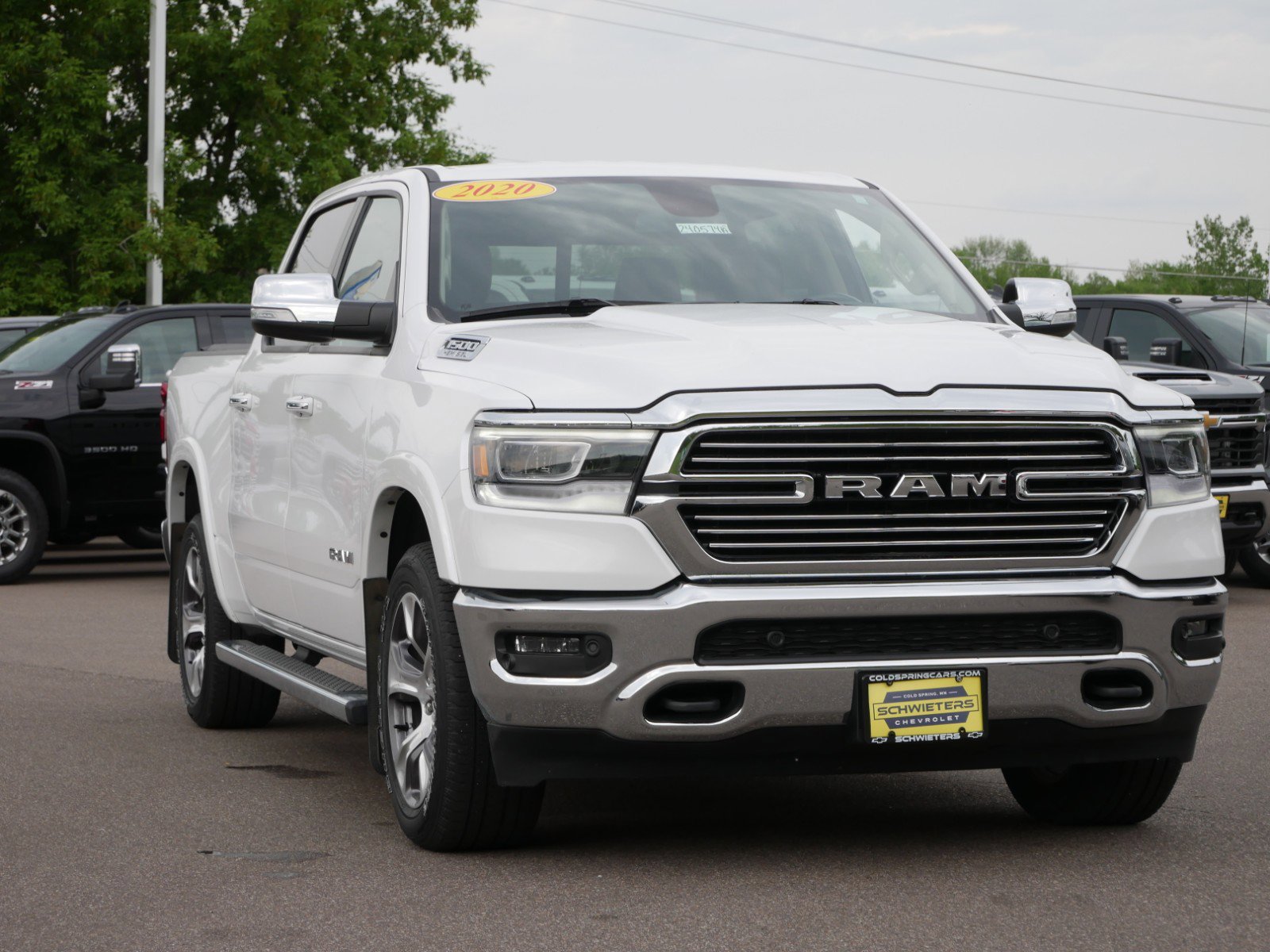 Used 2020 RAM Ram 1500 Pickup Laramie with VIN 1C6SRFJT4LN413872 for sale in Cold Spring, MN