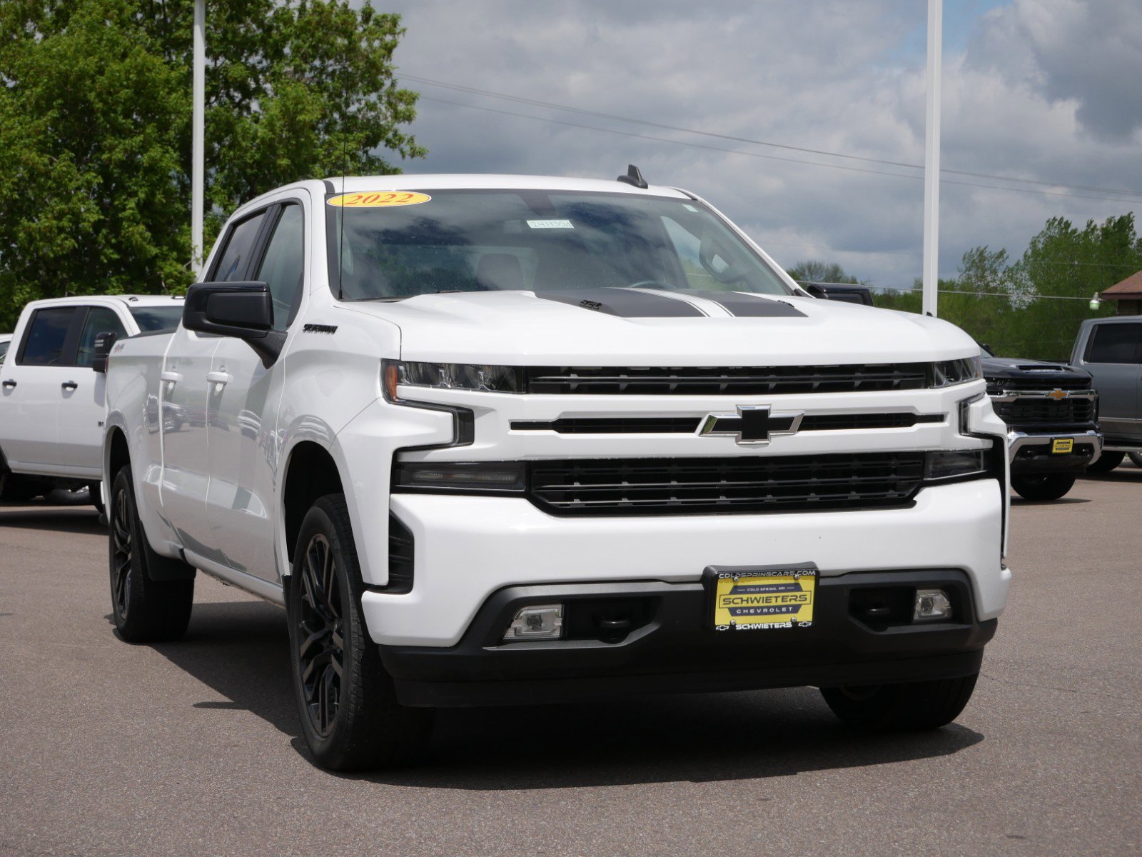 Used 2022 Chevrolet Silverado 1500 Limited RST with VIN 1GCUYEEL0NZ223295 for sale in Cold Spring, Minnesota