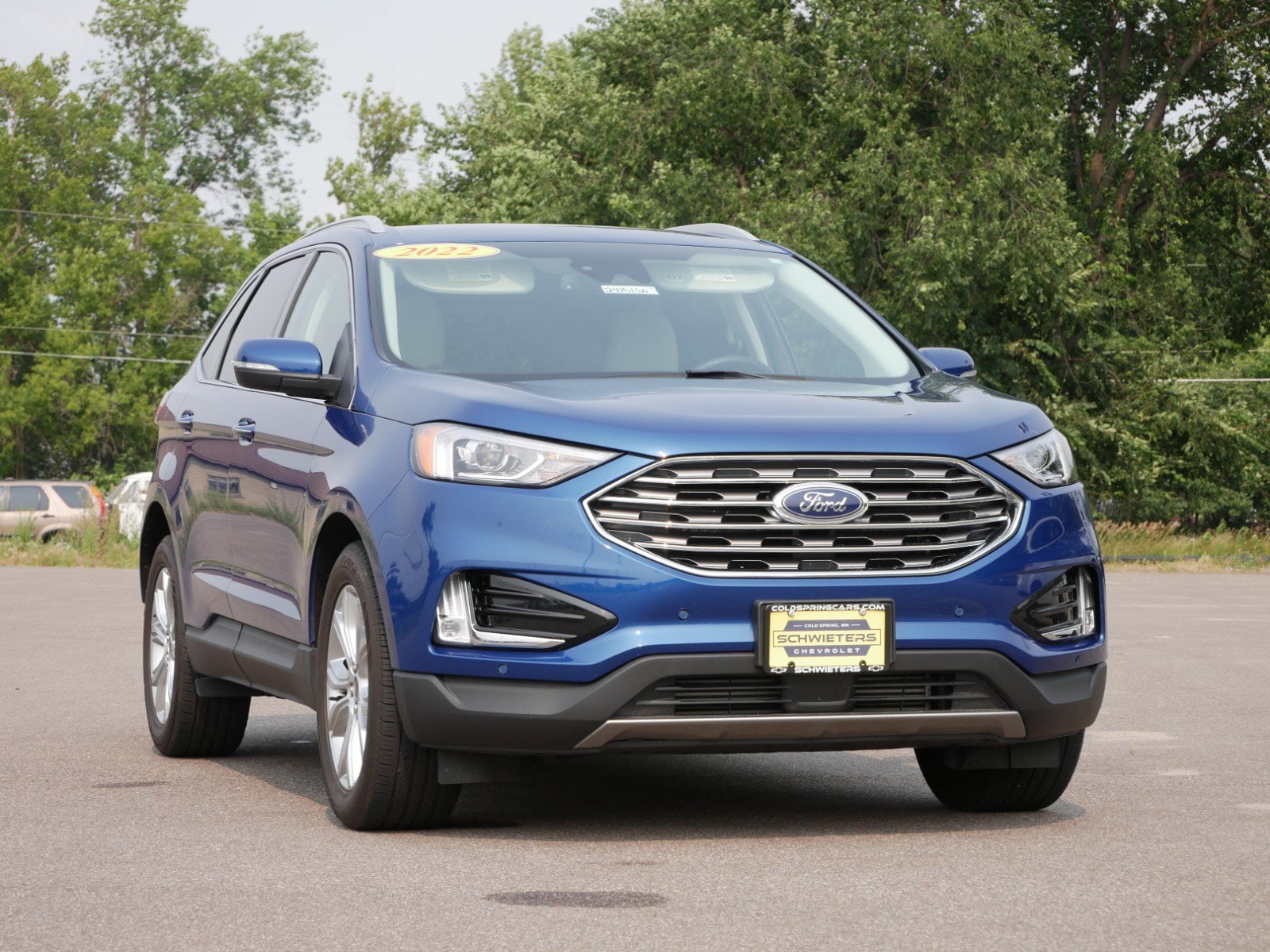 Used 2022 Ford Edge Titanium with VIN 2FMPK4K90NBA22755 for sale in Cold Spring, Minnesota