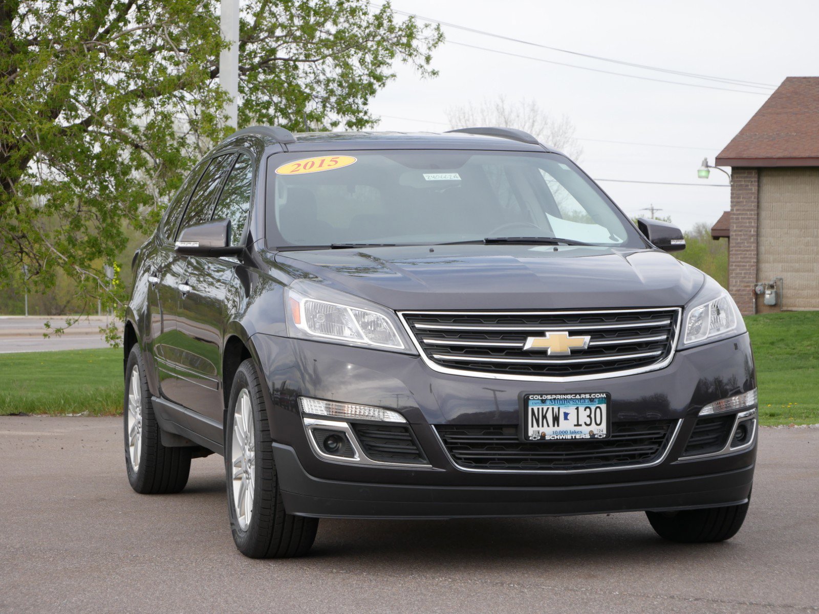 Used 2015 Chevrolet Traverse 1LT with VIN 1GNKVGKD2FJ366863 for sale in Cold Spring, Minnesota