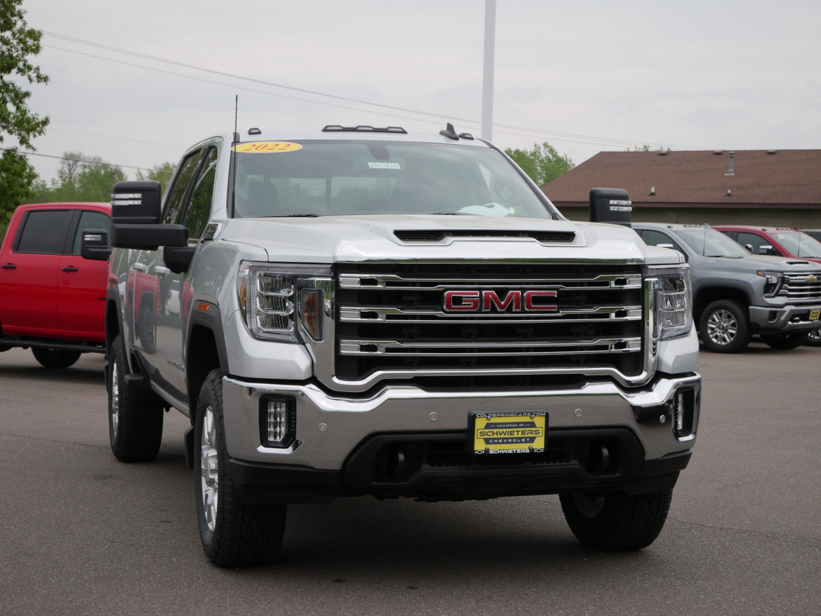 Used 2022 GMC Sierra 2500HD SLE with VIN 1GT49ME76NF291628 for sale in Cold Spring, Minnesota