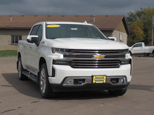Used 2022 Chevrolet Silverado 1500 Limited High Country with VIN 1GCUYHEDXNZ146249 for sale in Montevideo, Minnesota