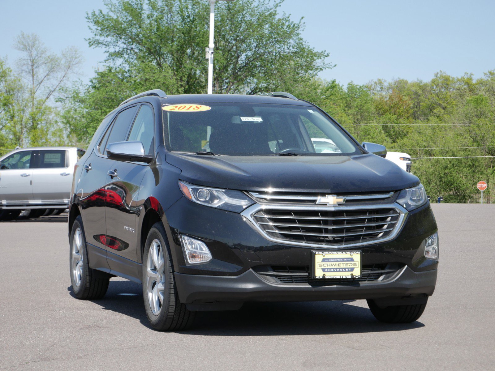Used 2018 Chevrolet Equinox Premier with VIN 2GNAXMEV9J6118608 for sale in Cold Spring, Minnesota