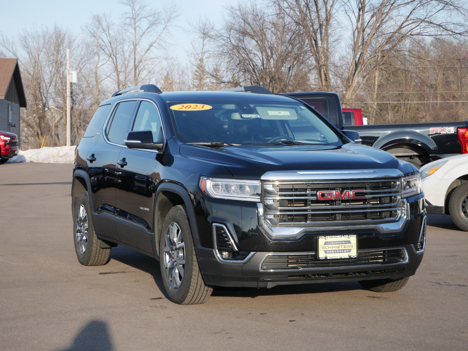 Used 2023 GMC Acadia SLT with VIN 1GKKNUL47PZ236008 for sale in Cold Spring, Minnesota
