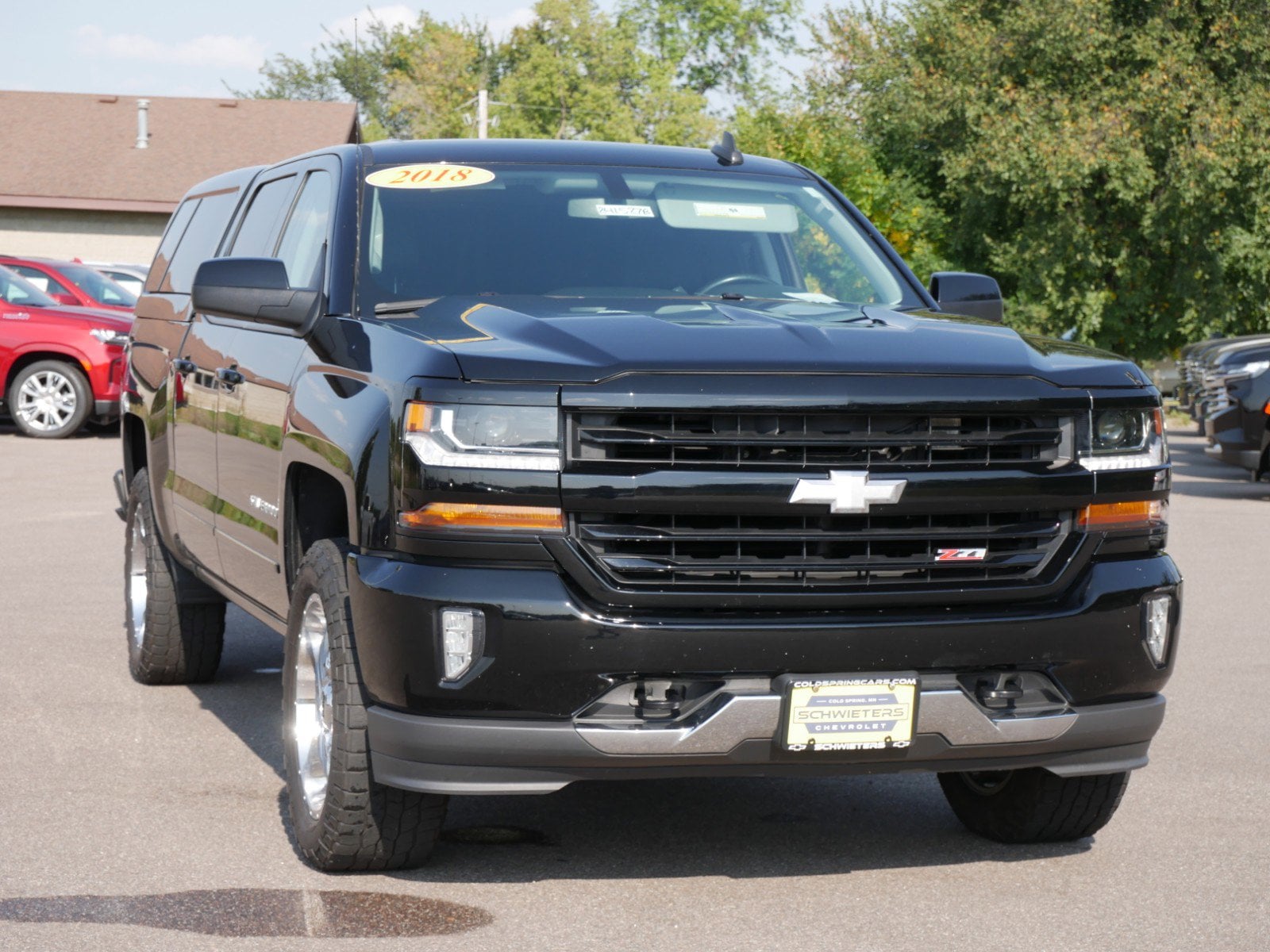 Used 2018 Chevrolet Silverado 1500 LT with VIN 3GCUKREC5JG629821 for sale in Cold Spring, MN