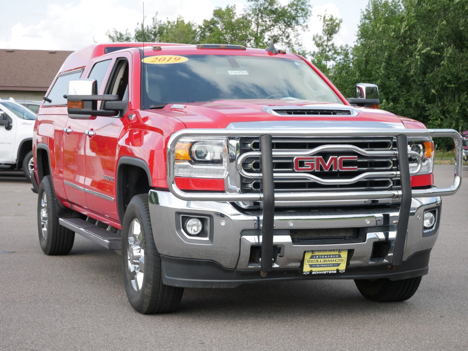Used 2019 GMC Sierra 2500HD SLT with VIN 1GT12REY8KF257747 for sale in Cold Spring, Minnesota