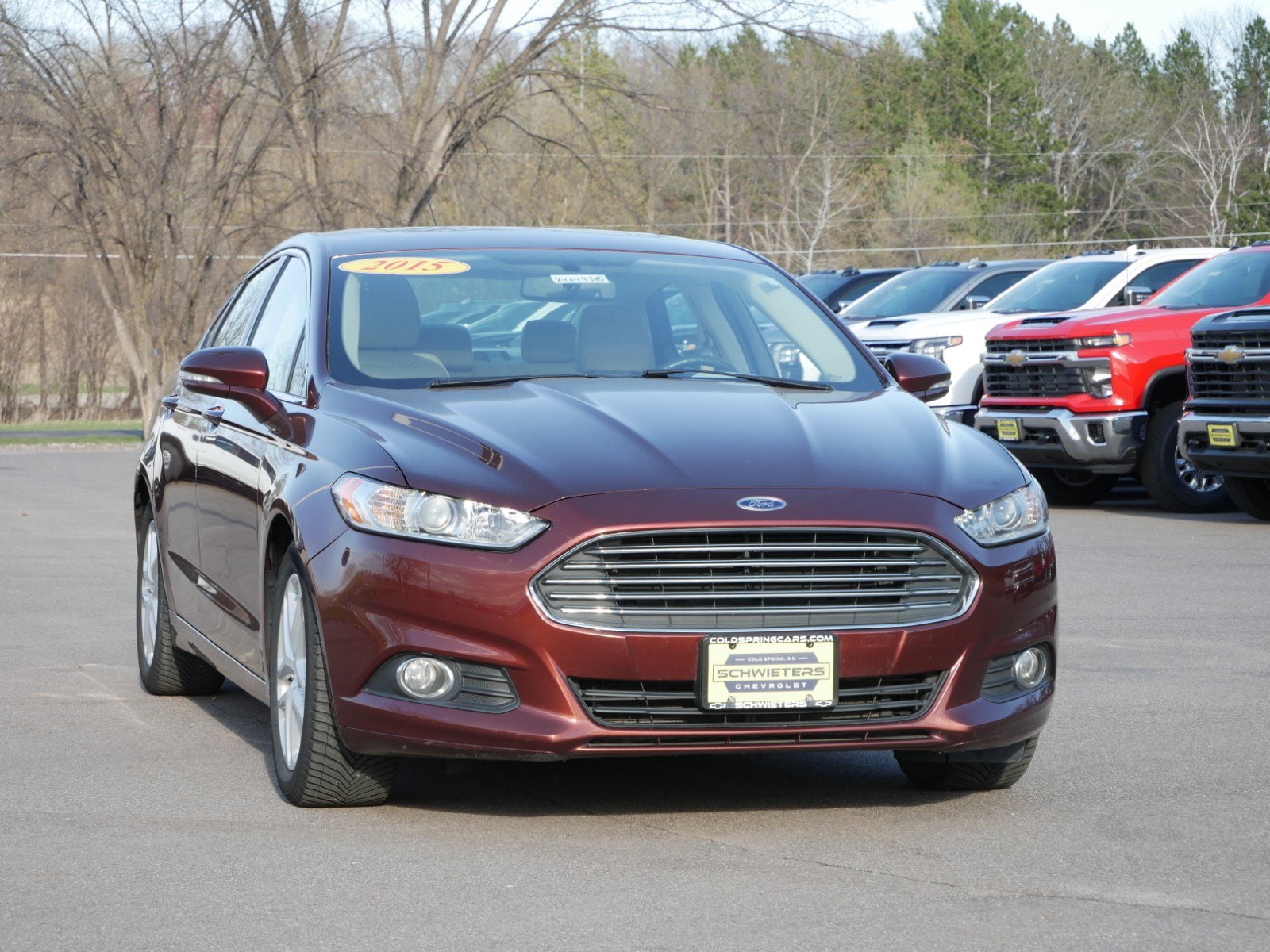 Used 2015 Ford Fusion SE with VIN 3FA6P0HD1FR188782 for sale in Cold Spring, Minnesota