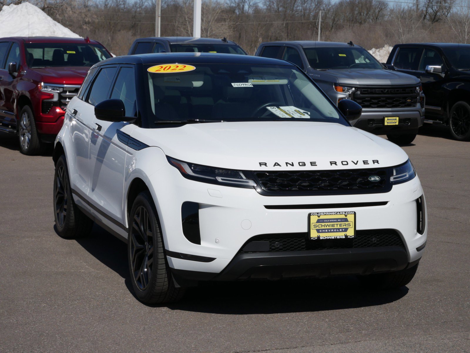 Used 2022 Land Rover Range Rover Evoque SE with VIN SALZP2FX2NH170168 for sale in Cold Spring, Minnesota