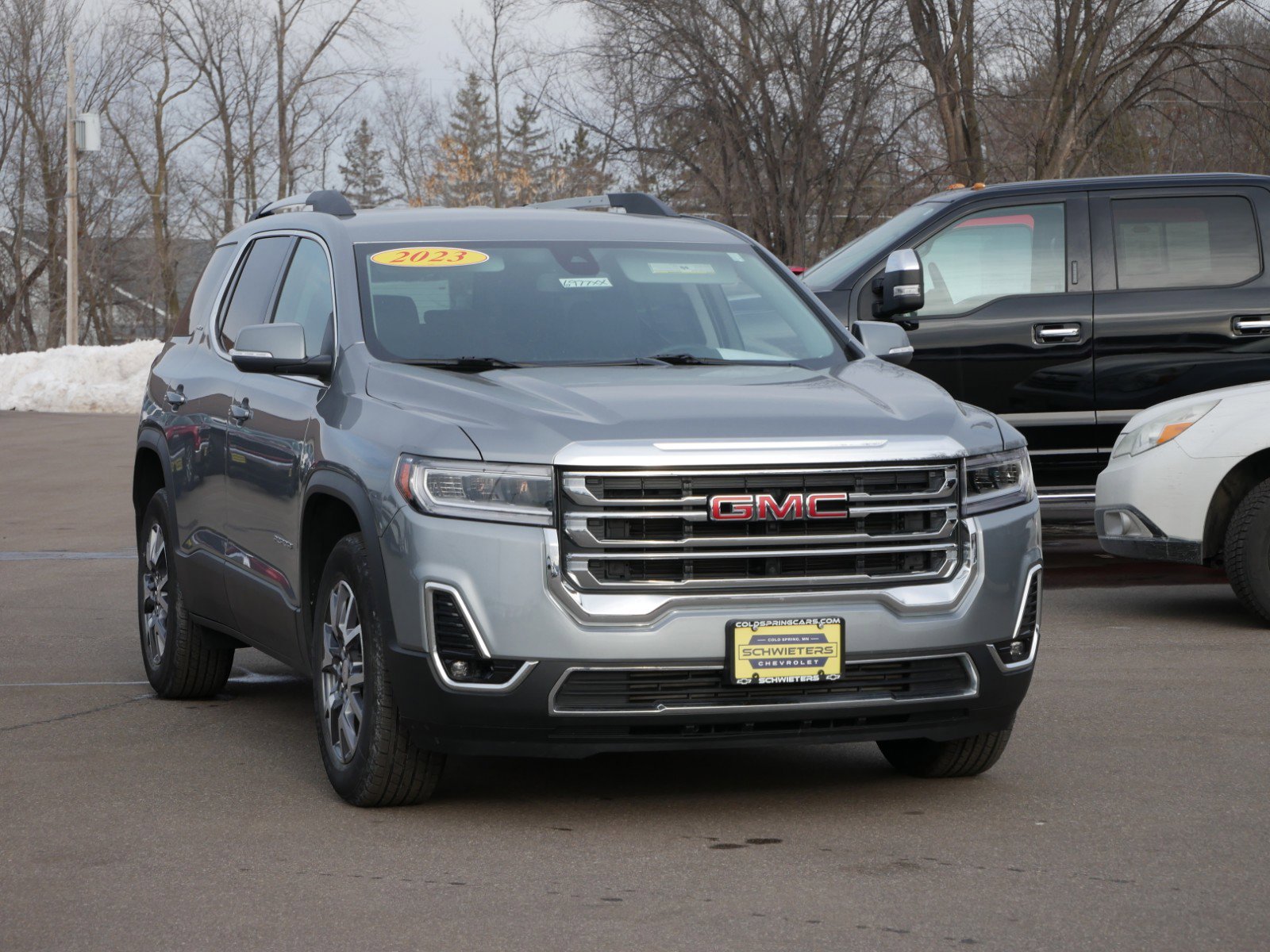 Used 2023 GMC Acadia SLT with VIN 1GKKNUL46PZ225372 for sale in Cold Spring, Minnesota