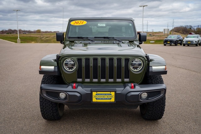Used 2021 Jeep Wrangler Unlimited Rubicon with VIN 1C4JJXFM6MW657893 for sale in Cold Spring, Minnesota