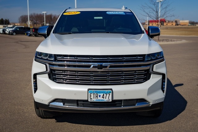 Used 2021 Chevrolet Tahoe Premier with VIN 1GNSKSKD6MR126399 for sale in Cold Spring, Minnesota