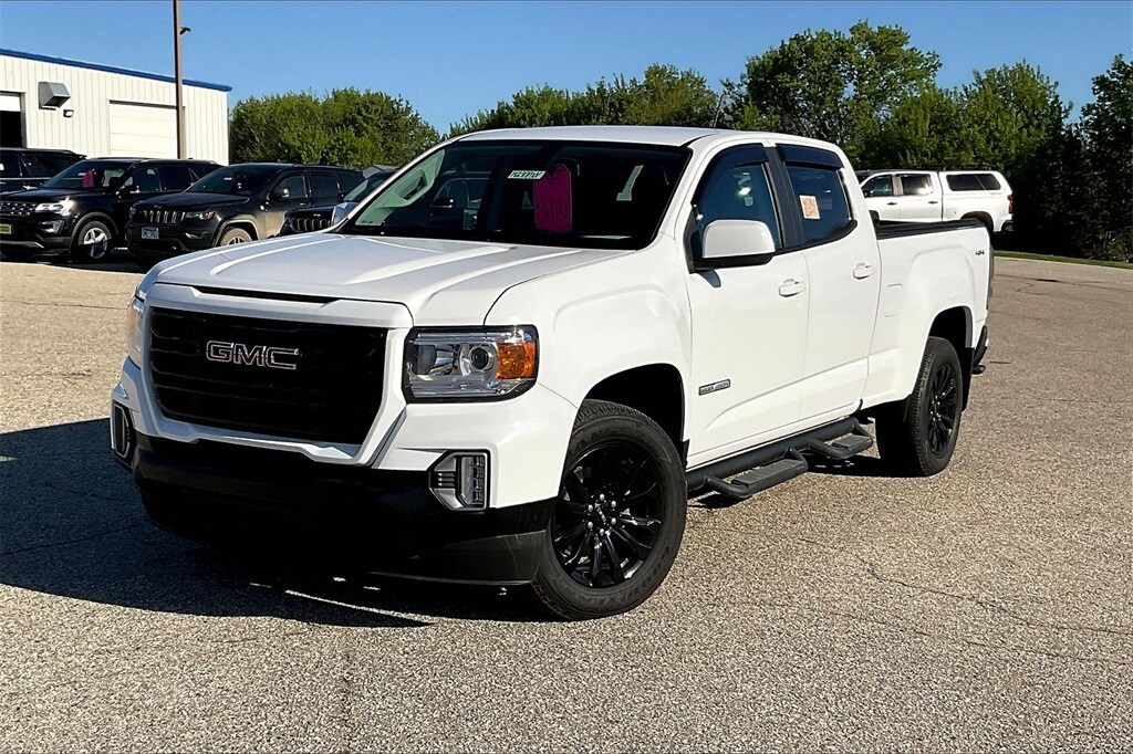 Used 2021 GMC Canyon Elevation with VIN 1GTG6CEN4M1292593 for sale in Montevideo, Minnesota