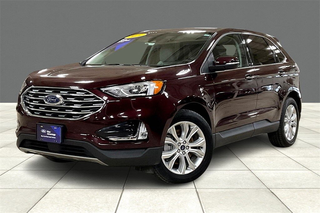 Certified 2021 Ford Edge Titanium with VIN 2FMPK4K9XMBA27475 for sale in Montevideo, Minnesota