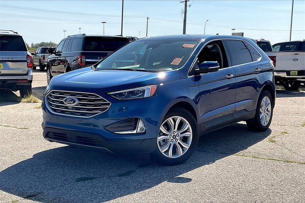 Used 2021 Ford Edge Titanium with VIN 2FMPK4K97MBA46470 for sale in Cold Spring, Minnesota