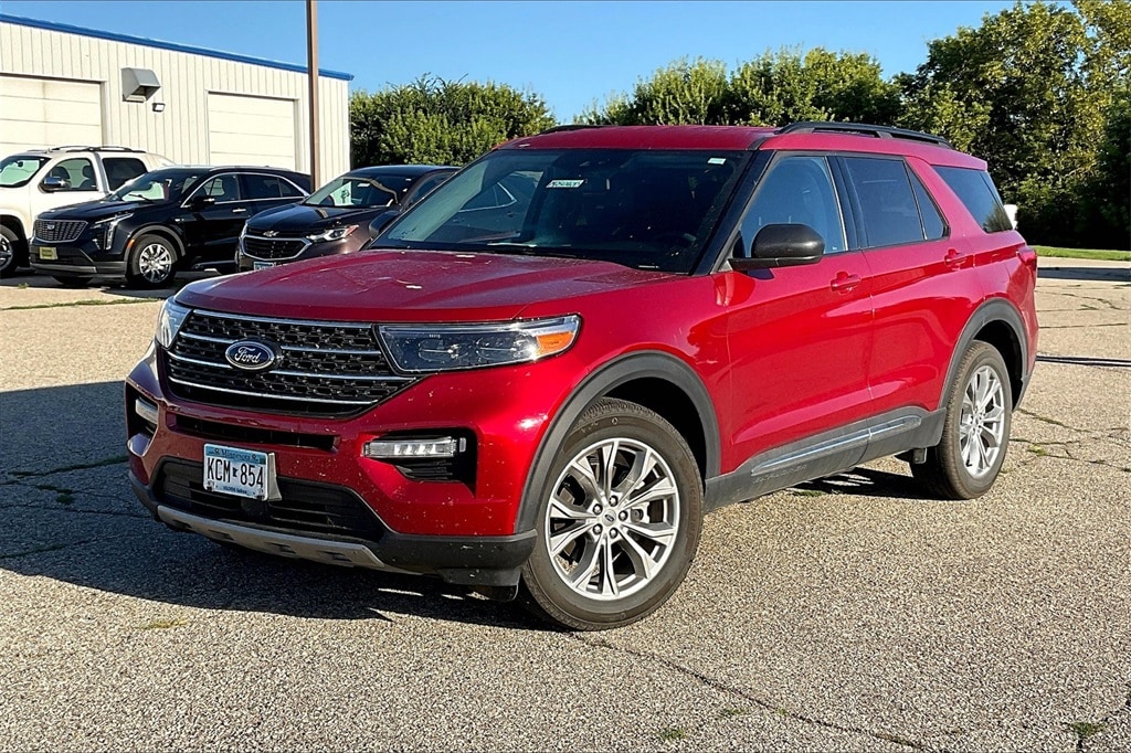 Certified 2022 Ford Explorer XLT with VIN 1FMSK8DHXNGA72951 for sale in Cold Spring, MN