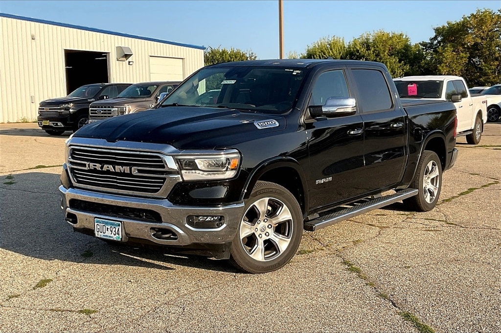 Used 2021 RAM Ram 1500 Pickup Laramie with VIN 1C6SRFJT5MN775758 for sale in Cold Spring, MN