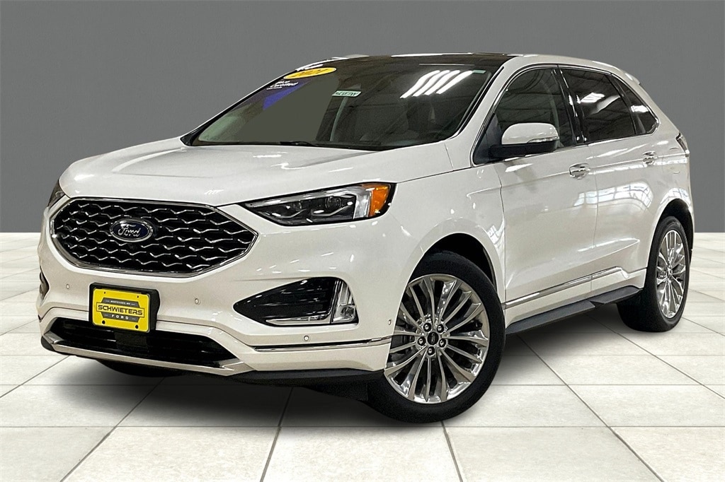 Certified 2021 Ford Edge Titanium with VIN 2FMPK4K93MBA38558 for sale in Cold Spring, MN